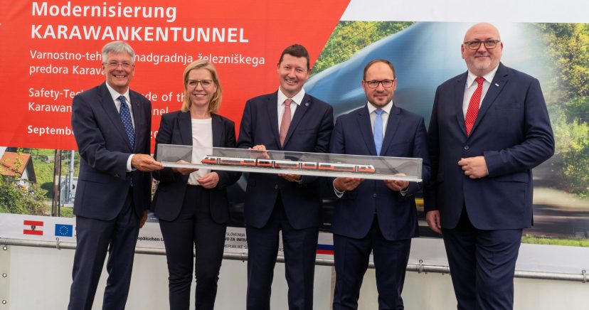 Karawanke, a new railway tunnel serving the ports of Koper and Rijeka