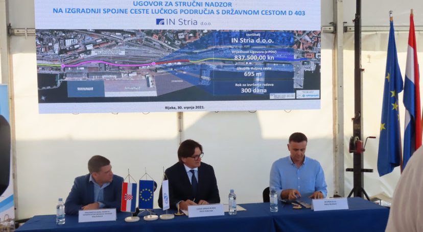 Port of Rijeka, Authority signs contracts for new road connection