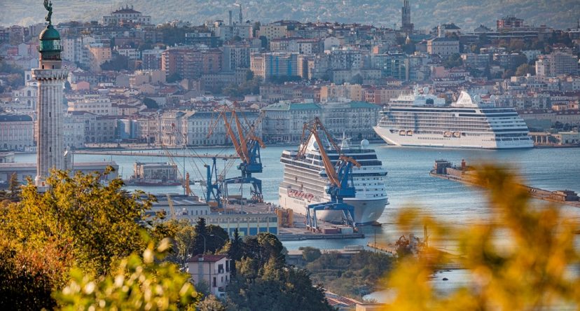 Crociere, prima nave al Porto Vecchio di Trieste