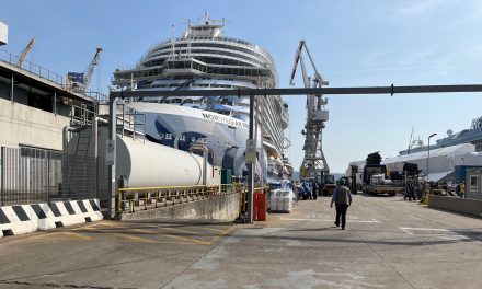 Norwegian Prima trasferita a Trieste nello stabilimento Fincantieri