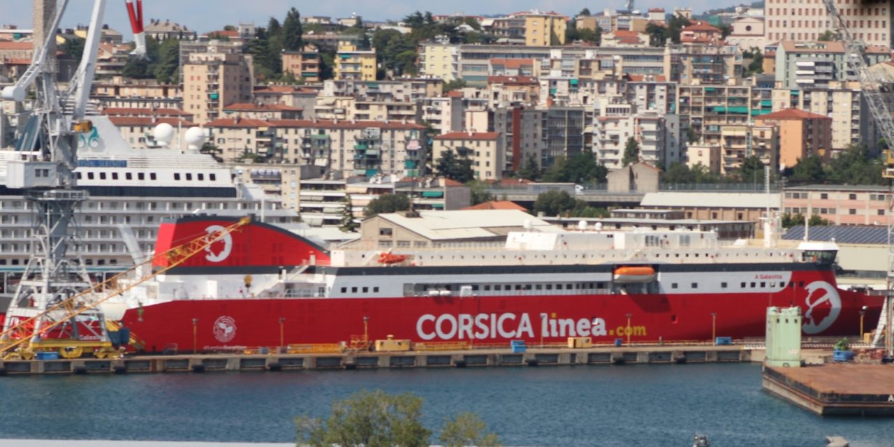 Fincantieri ospita a Trieste A Galeotta del Cantiere Navale Visentini<h2 class='anw-subtitle'>La nuova ammiraglia di Corsica Linea – che monta motori Wartsila dual fuel a Gnl - sarà consegnata all'armatore dopo lavorazioni finali e prove in mare</h2>