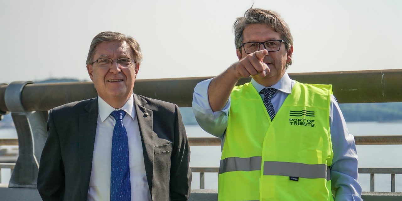 Ministro Giovannini: «Porto Trieste eccellenza internazionale»