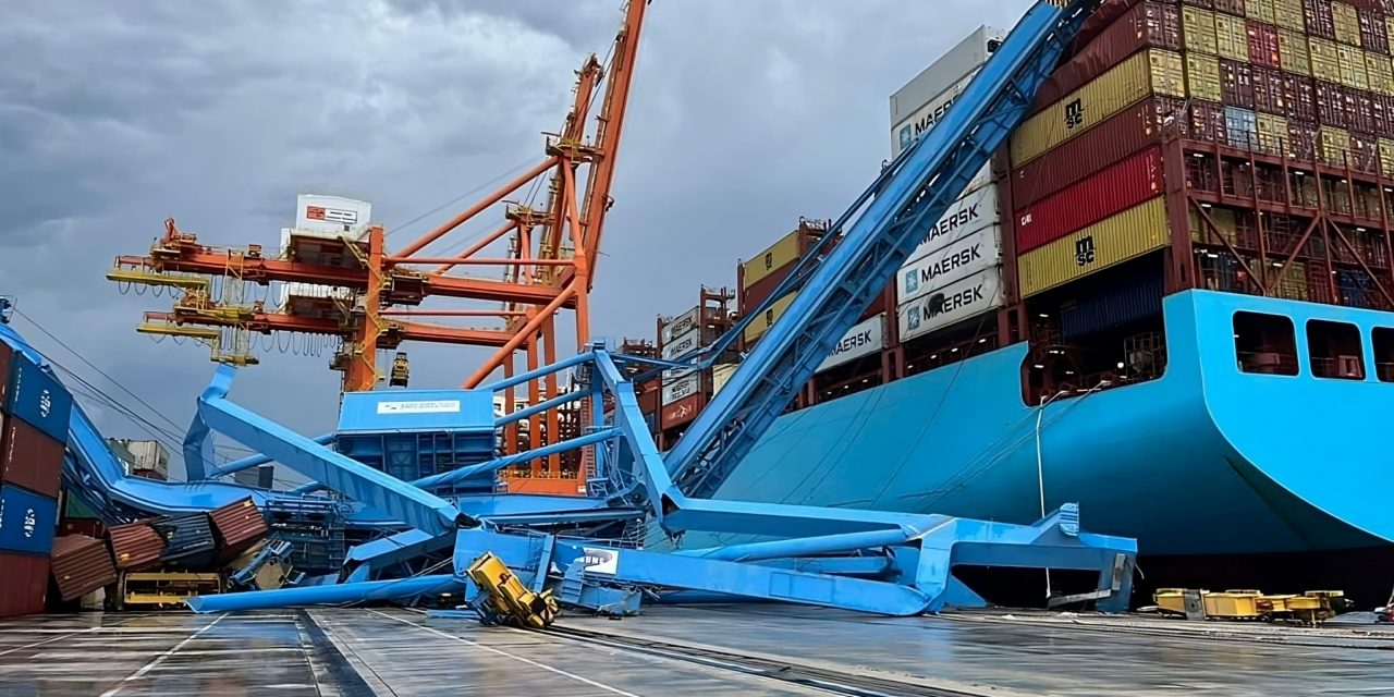 Maltempo in Nord Adriatico: crolla una gru al porto di Fiume<h2 class='anw-subtitle'>Scali sotto stress a causa di un improvviso peggioramento del meteo: a Trieste una portacontainer rompe gli ormeggi</h2>