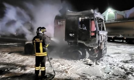 Porto di Trieste, camion a fuoco e intervento Vvff<h2 class='anw-subtitle'>Nessun ferito, sul posto anche l'emergenza medica e gli ispettori dell'Autorità portuale</h2>