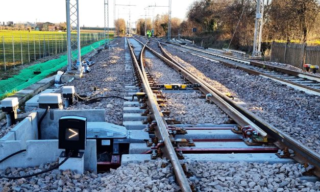 Binari da 750 metri alla stazione di Palmanova (Udine)