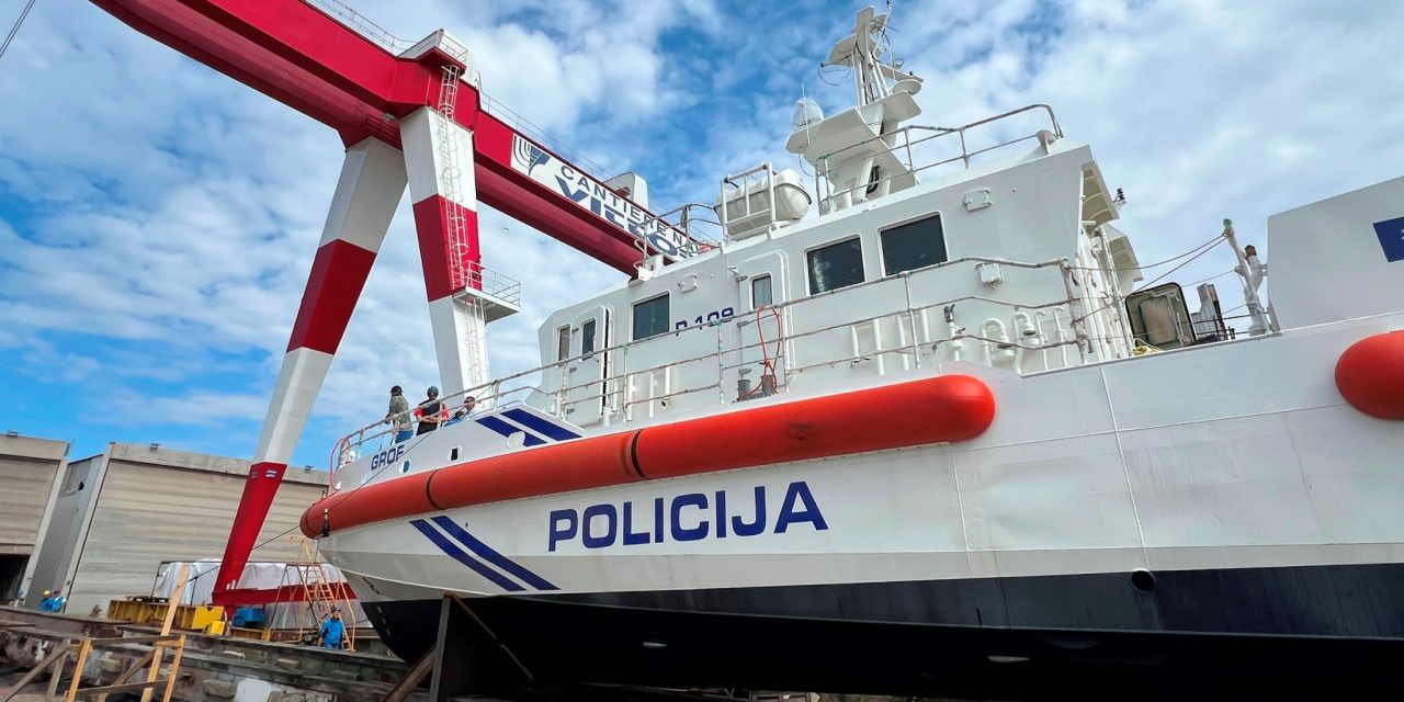 Cantiere Navale Vittoria vara motovedetta per la Polizia croata<h2 class='anw-subtitle'>Proseguono le commesse inserite nel Piano di ristrutturazione dell'azienda di Adria</h2>