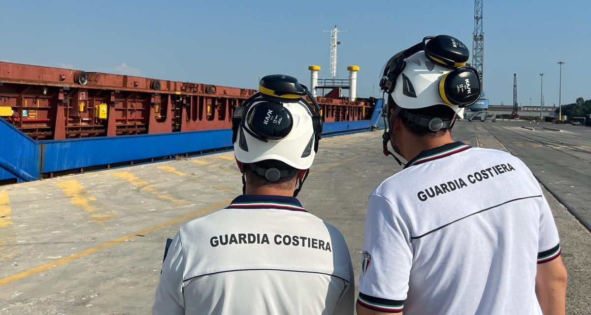 Guardia costiera ferma nave a Porto Nogaro<h2 class='anw-subtitle'>Ancora violazioni alle norme internazionali sulla salvaguardia della vita umana in mare e sulla sicurezza della navigazione</h2>