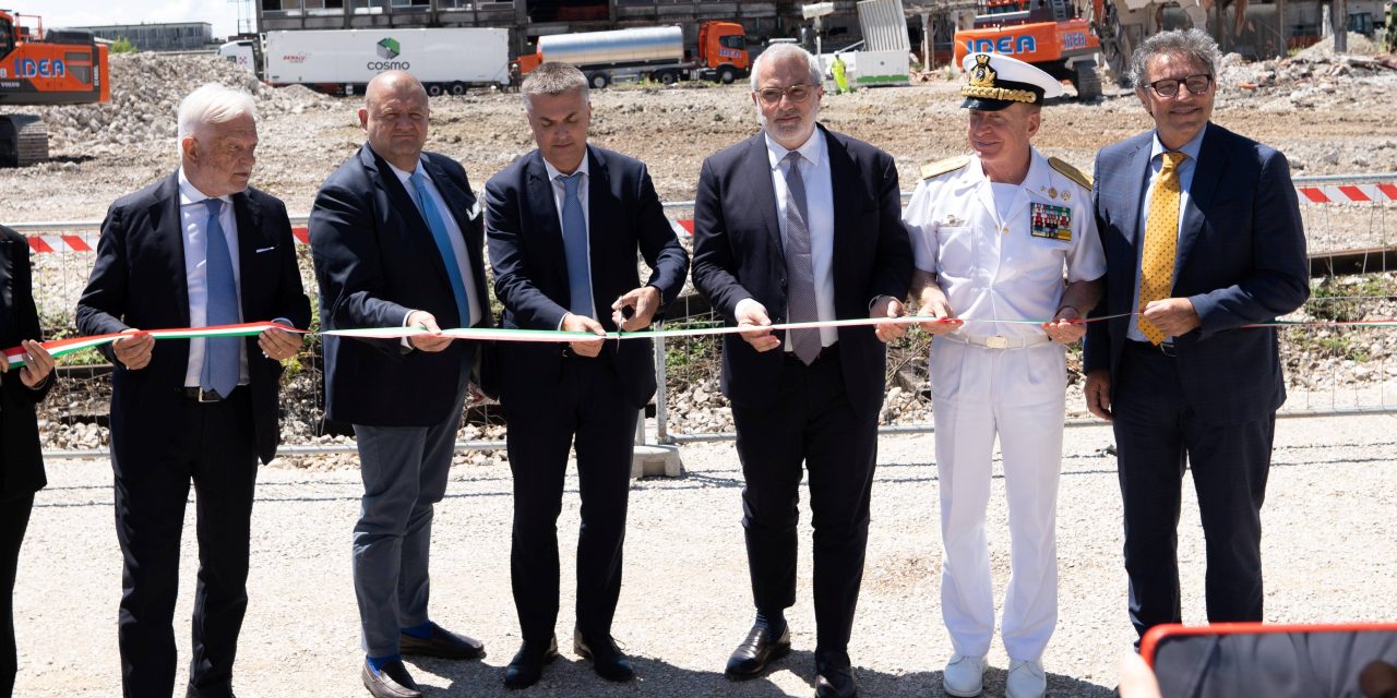 A Porto Marghera inaugurati lavori per terminal container Montesyndial<h2 class='anw-subtitle'>Presente il viceministro Rixi, via al primo stralcio del progetto: area da 90 ettari e fino a 1 milione di Teu di traffico annuo</h2>